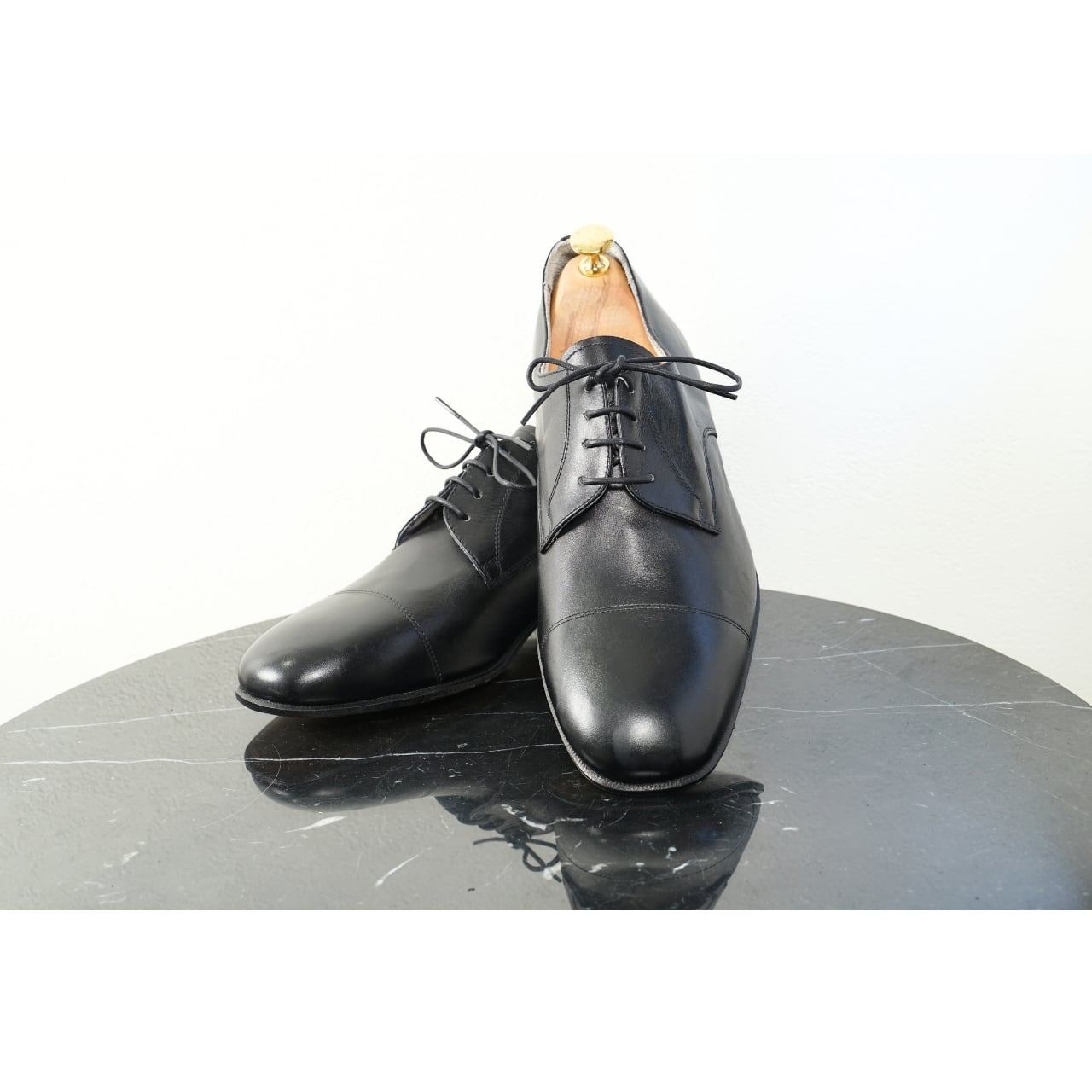 デッドストック イタリア軍 サービスシューズ EU8(約26.5〜27cm相当)デッドストック|SS90