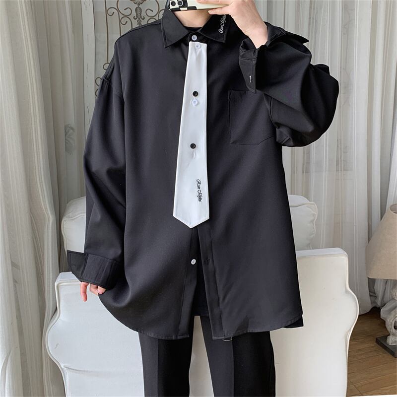 ネクタイシャツ Bt0129 韓国メンズファッション Bite バイト 韓国メンズカジュアルファッション通販サイト