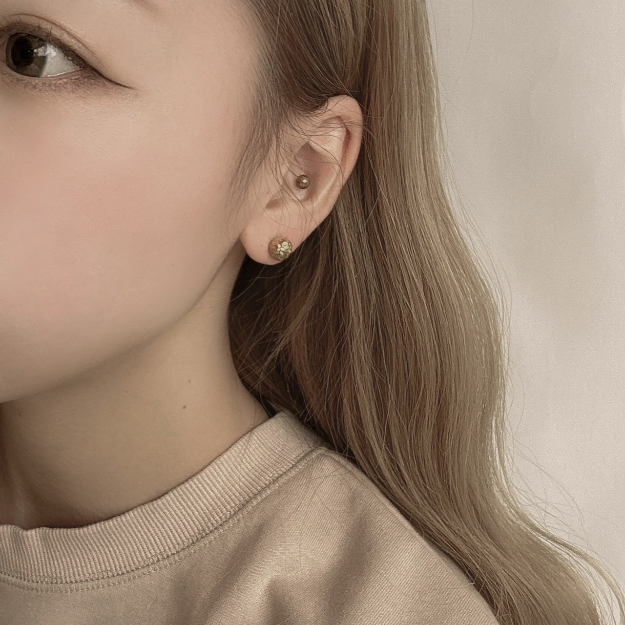 ［ stainless pierce ］bumpy ball