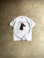 USA製 90's anvil COTTON PRINT T-SHIRTS “Doberman”