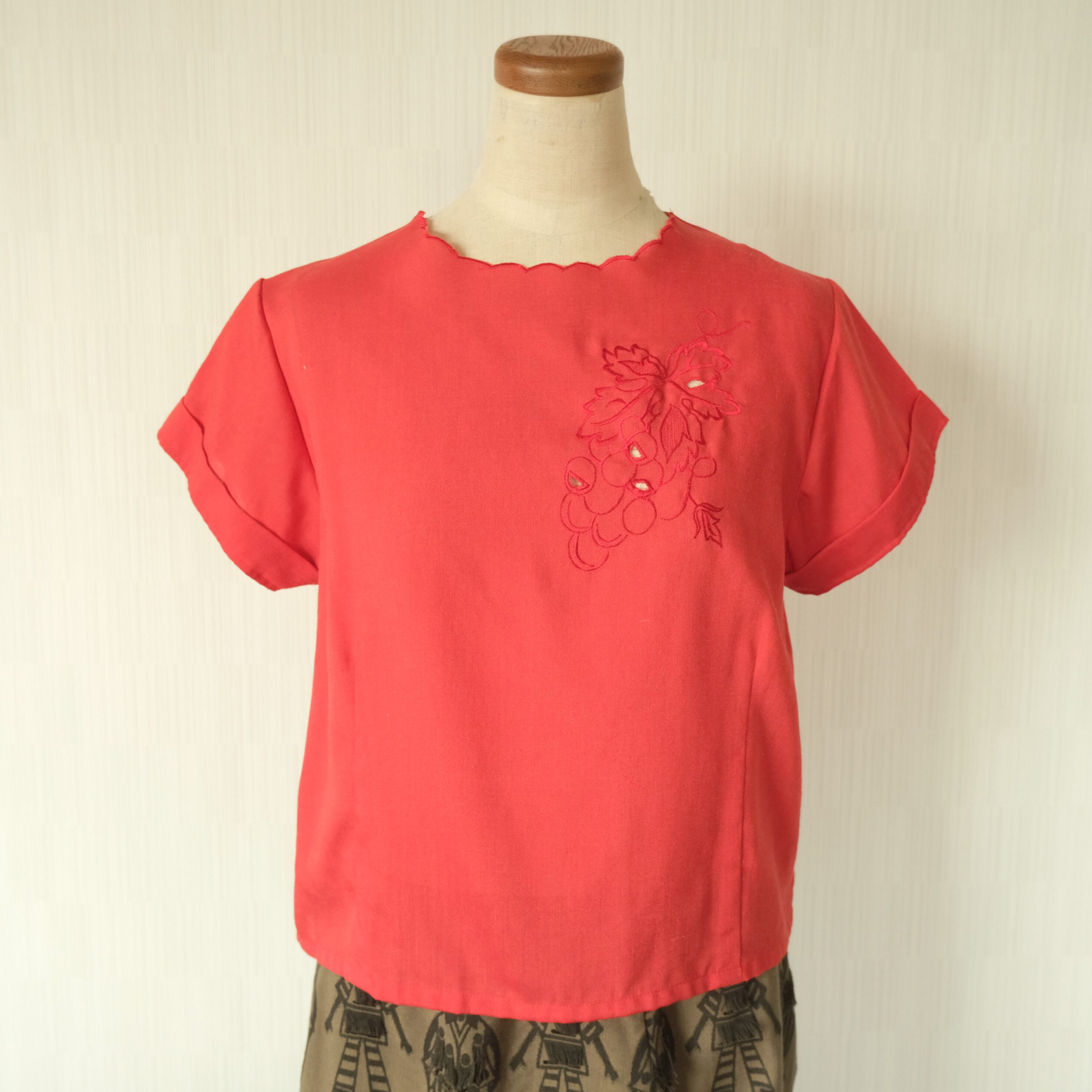 エトワール海渡 JOYEUX✴︎刺繍シャツブラウスちょうちん袖×2