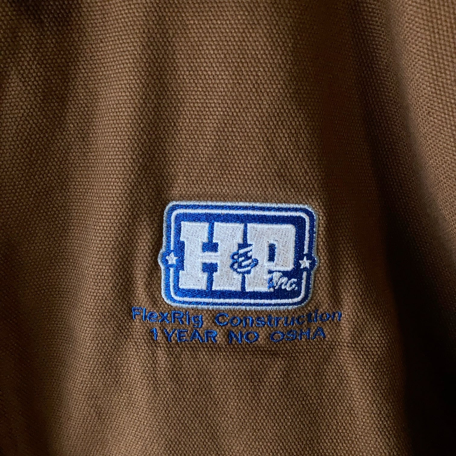 Tri-Mountain ダックデトロイトジャケット 刺繍入り ライトブラウン SIZE L【1210A04】