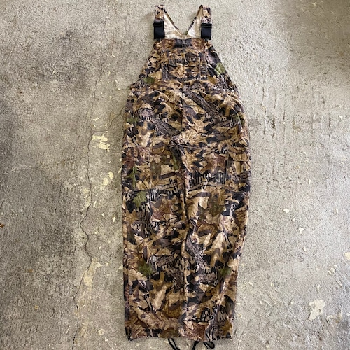 90s〜 Jerzees outdoors real-tree camouflage overall