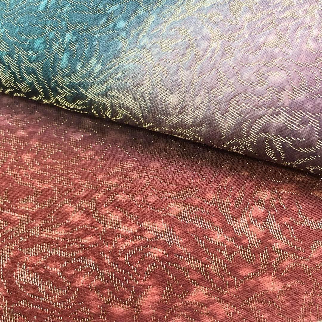 袋帯 西陣正和 都麗美庵 グラデーション 墨流し織模様 金通し O-3529  