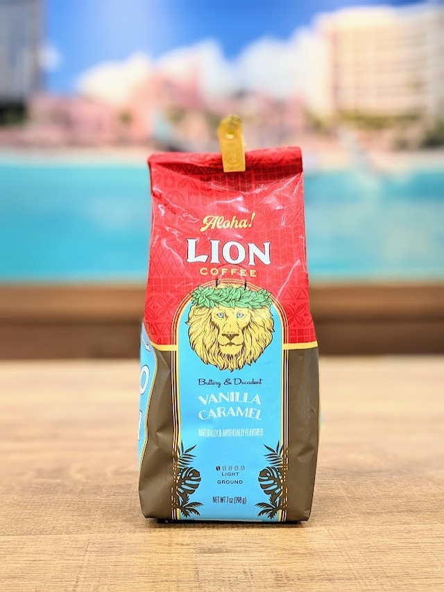 【LION COFFEE】バニラキャラメル7oz198g (粉)