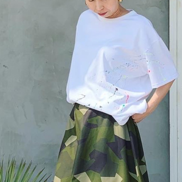 【Paint T-shirt】M