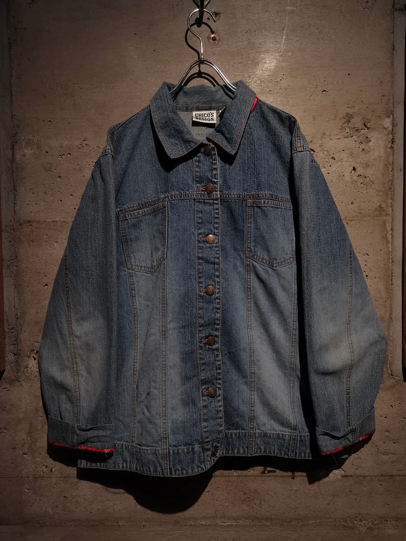 CHICO'S DESIGN デザインデニムジャケット CHICO'S DESIGN デザインデニムジャケット