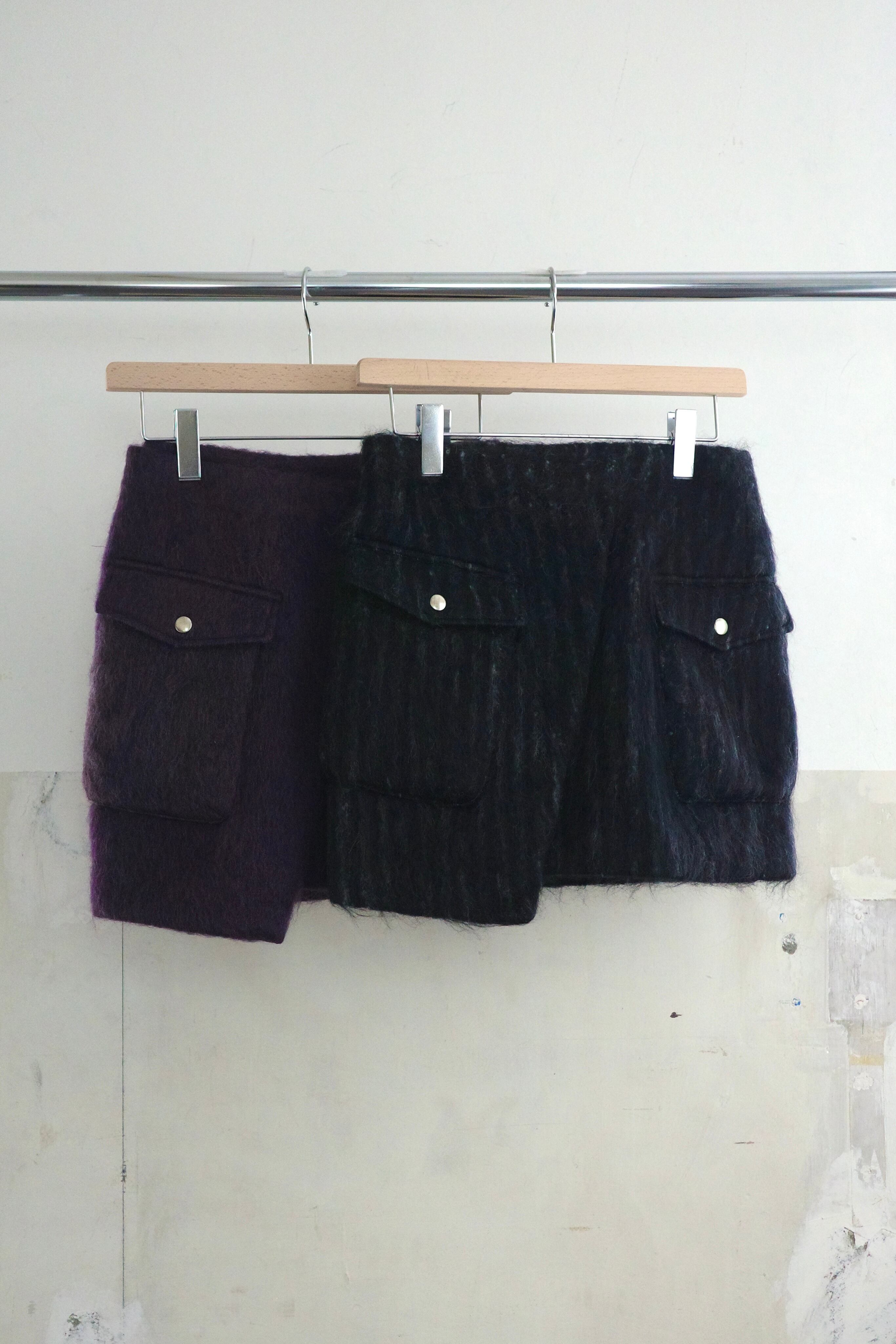 ERiKO KATORi / flow dye kid mohair skirt