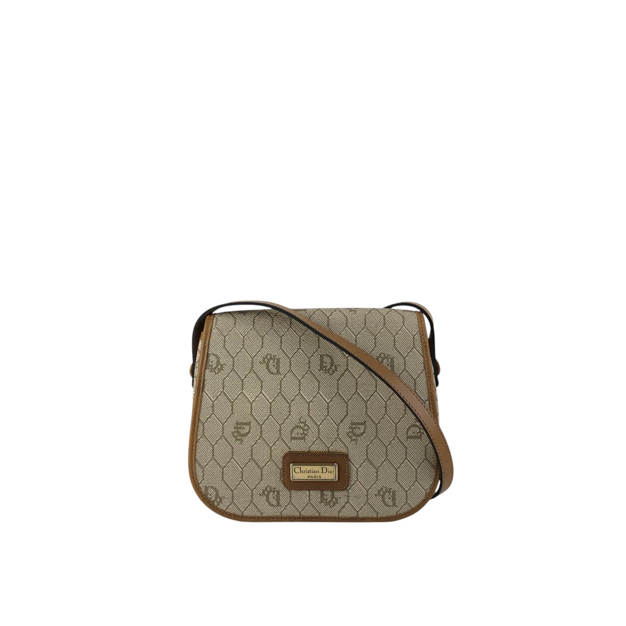 Christian Dior クリスチャン ディオール ハニカム柄 ショルダーバッグ