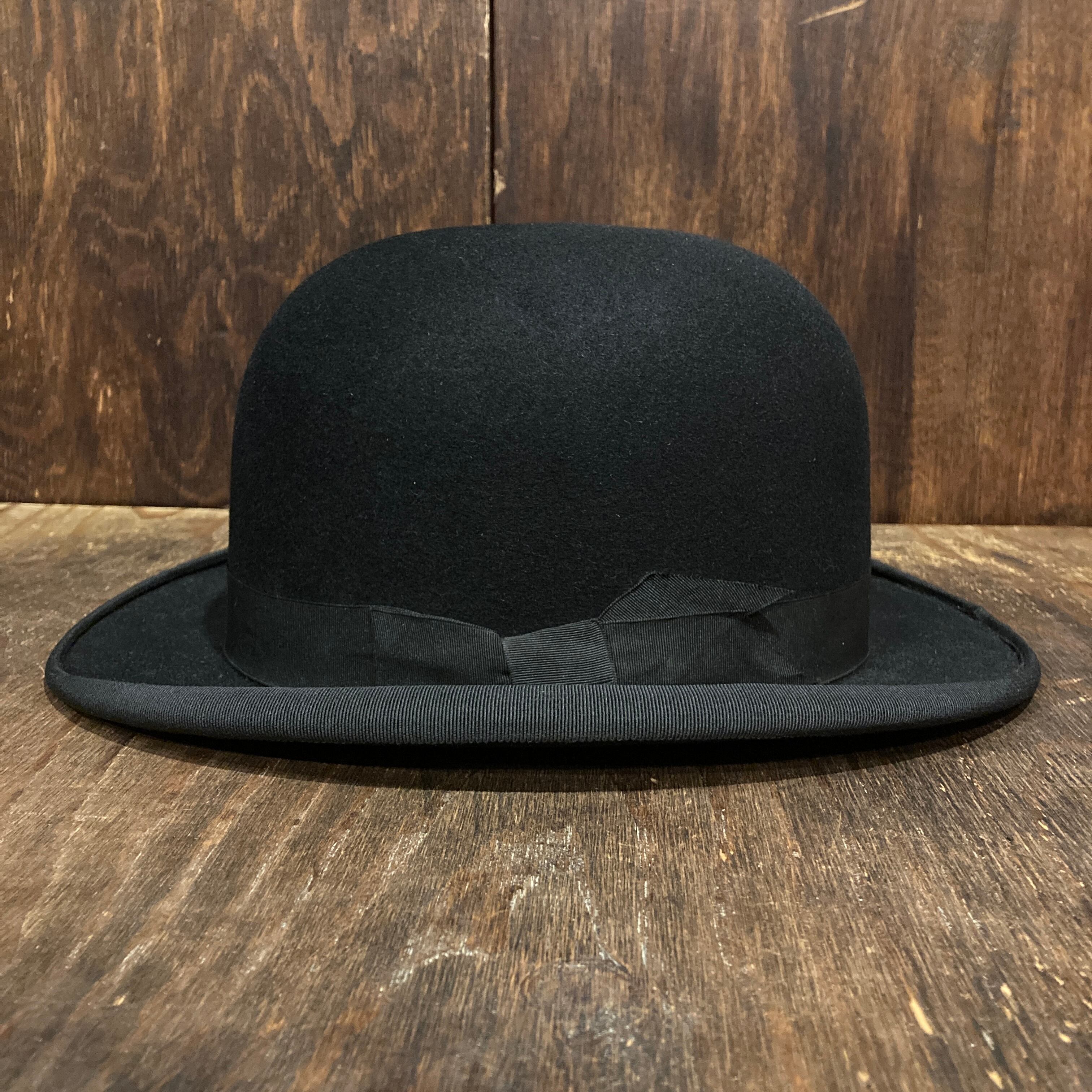 WELLINGTON LONDRES アルゼンチン製 ボーラーハット ハット 黒 WELLINGTON LONDRES アルゼンチン製 ボーラーハット ハット 黒 山高帽