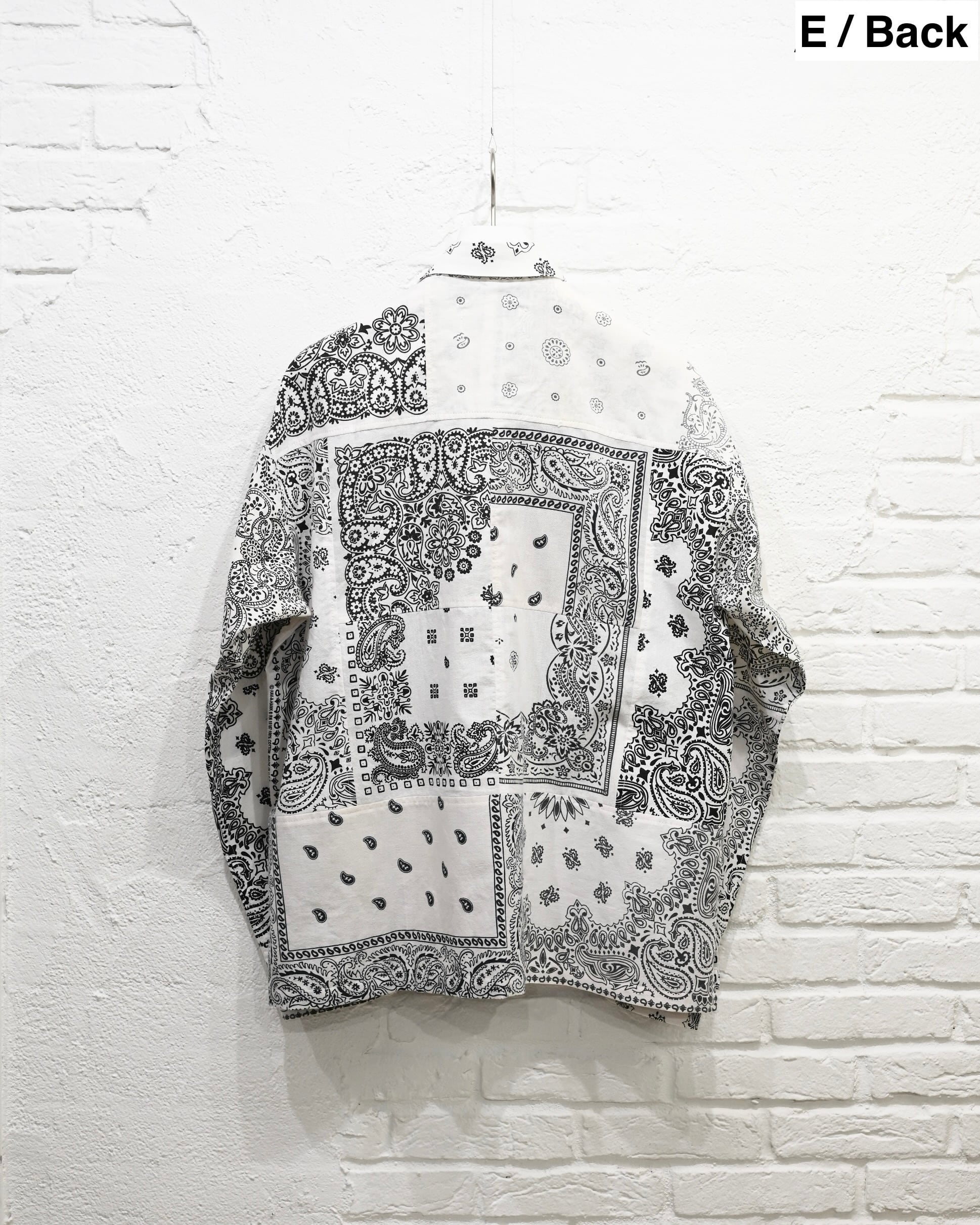 Bandana Shirt c/# WHITE | MIYAGIHIDETAKA