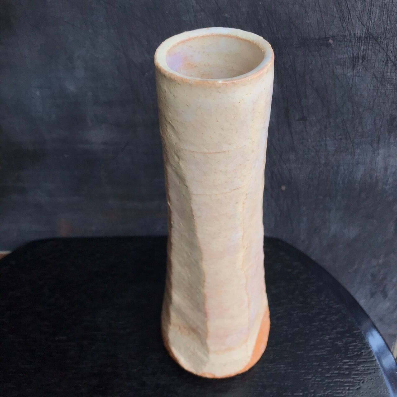 陶器 萩焼 輪花 花入(木箱入) | 陶器 和食器 萩焼のお店 輪花 RINKA