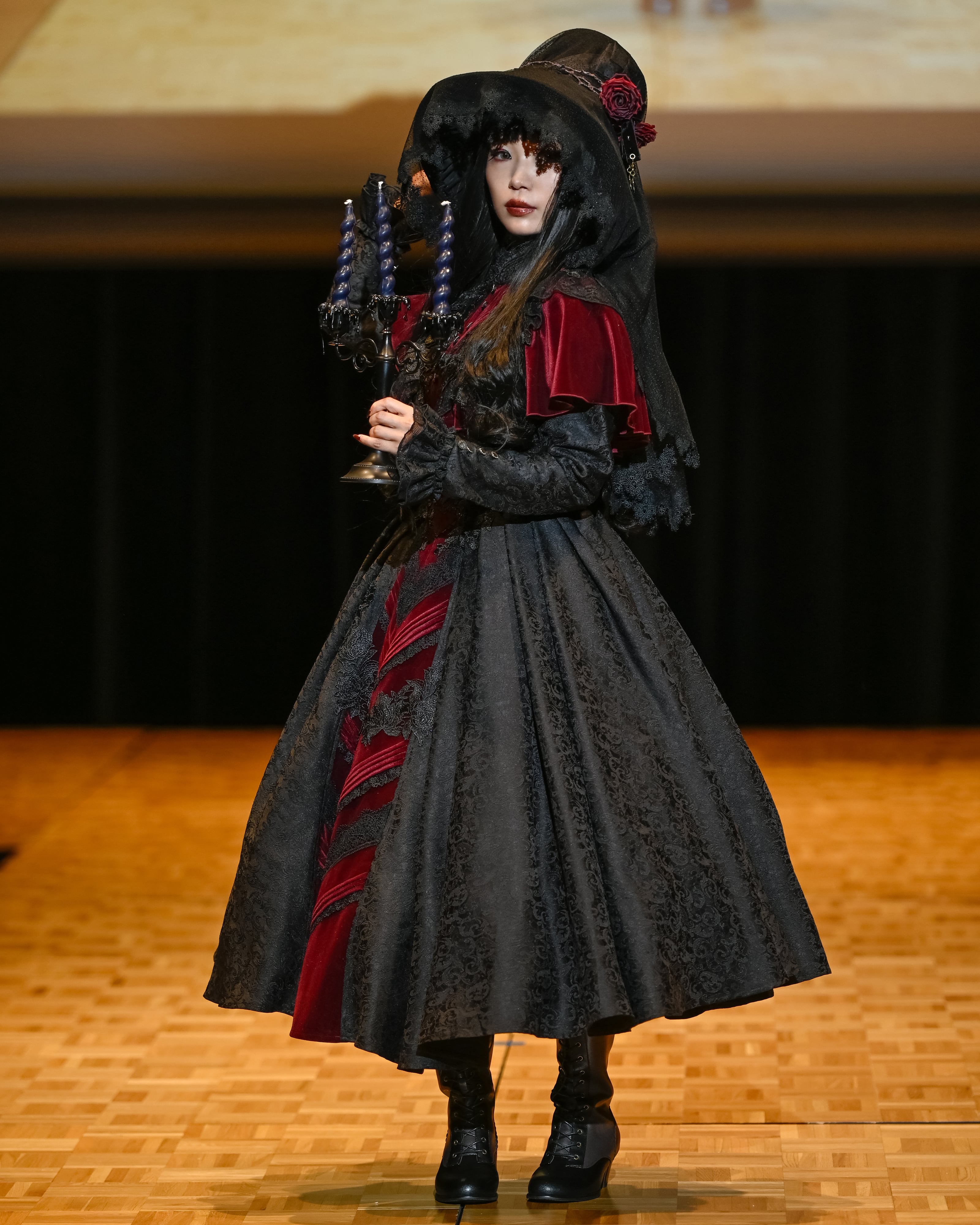Fashion Show】紅月の目醒め ロングドレス | HoshibakoWorks