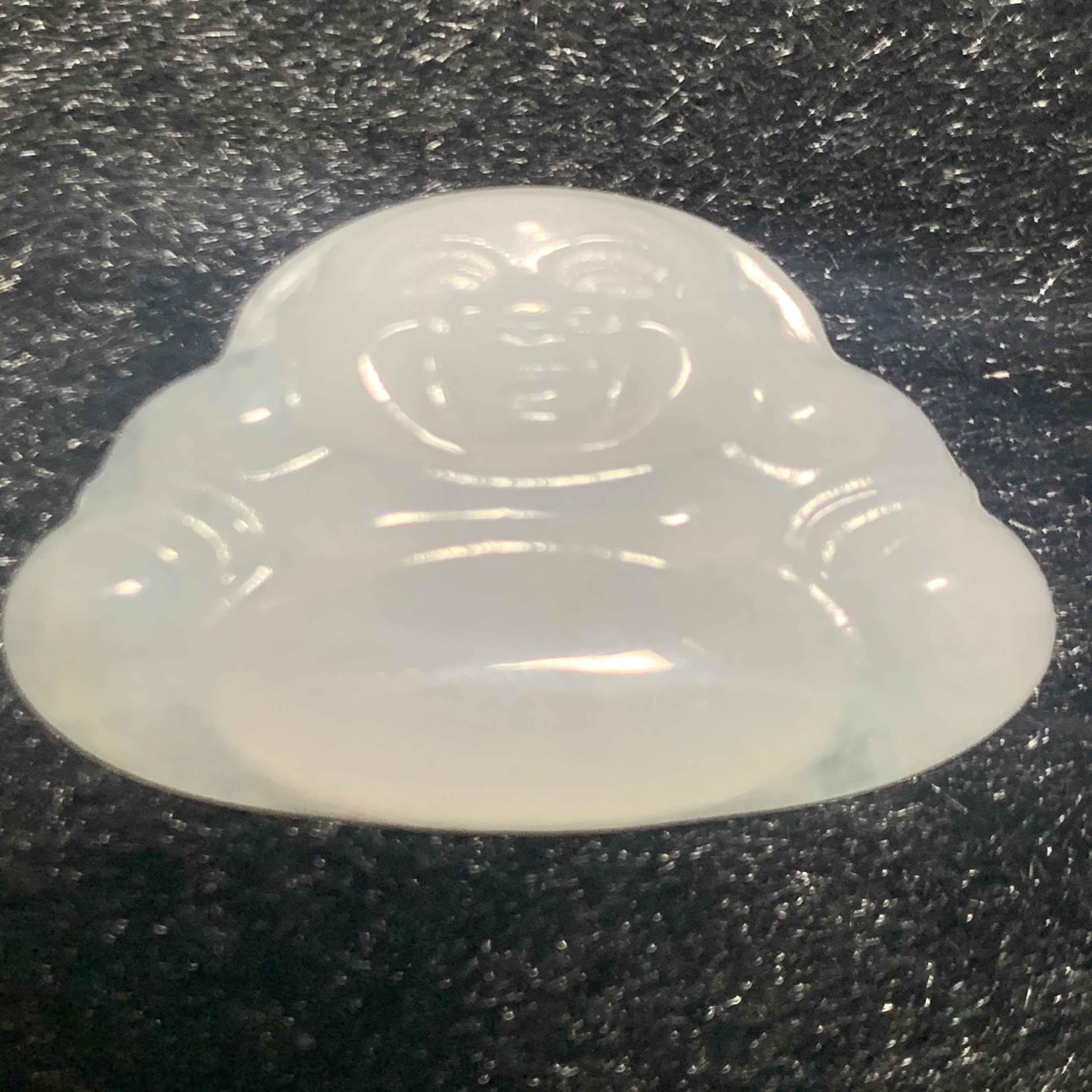 ミャンマー翡翠アイス白ヒスイ布袋様