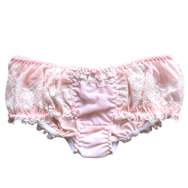 Ribbon lace panty  Pink リボンレース　ブラ　ピンク