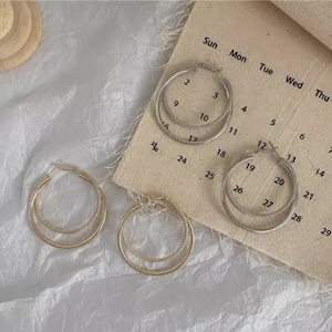 サークルフープペアピアス(2color) ACC2821