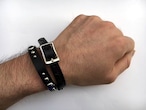 エルエー ナイツ ブルー 2:MADE in LA メイド イン エルエー レザー ブレスレット