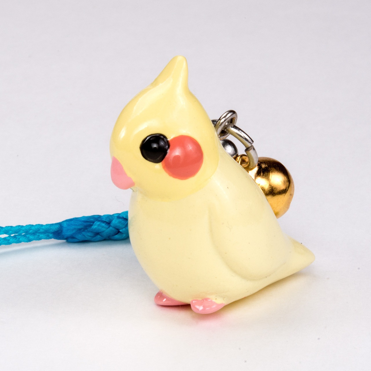 鳥シリーズ オカメインコ ストラップ BO-1001 ルチノー