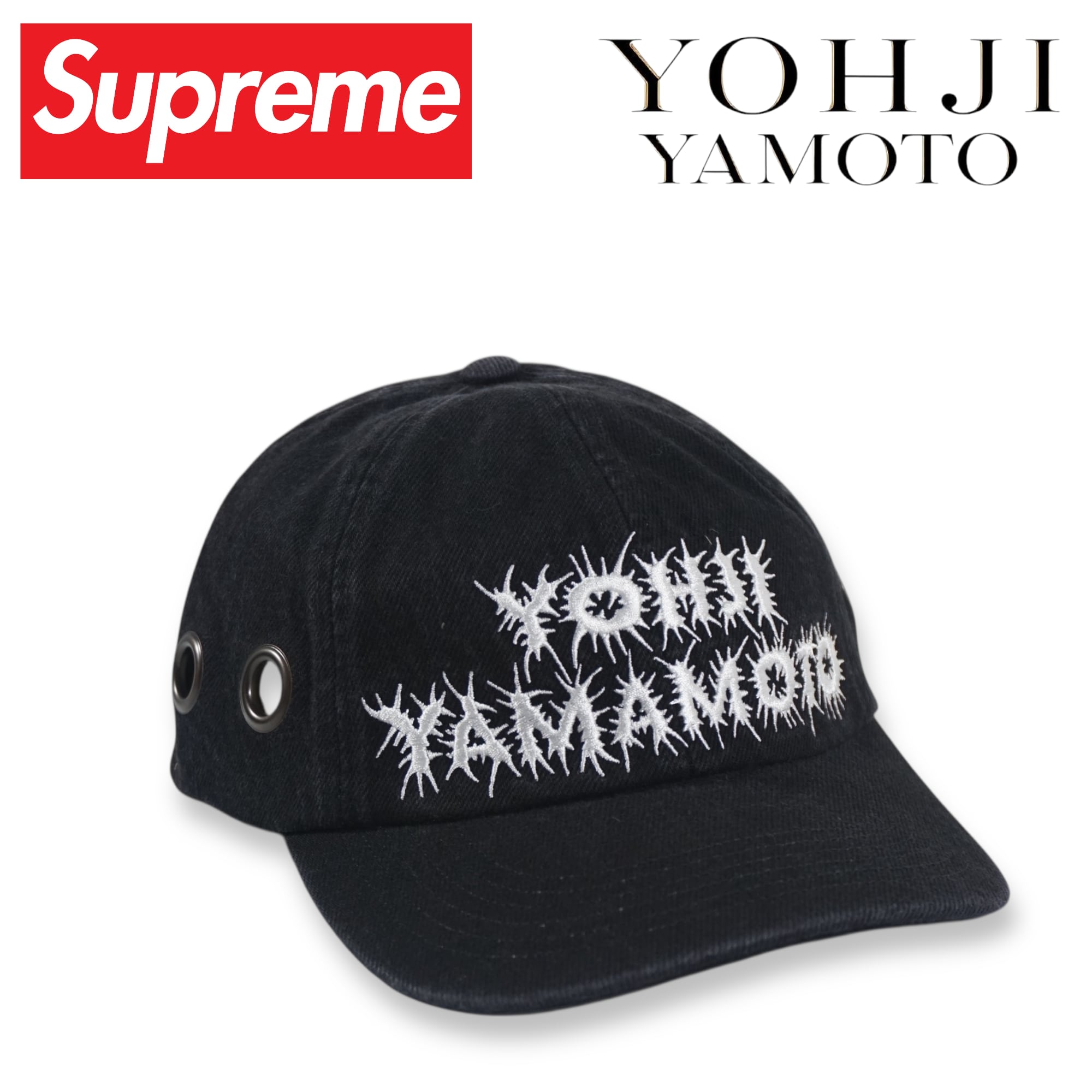 Supreme Y s Grommet 6-Panel Cap / Yohji Yamoto コラボ キャップ
