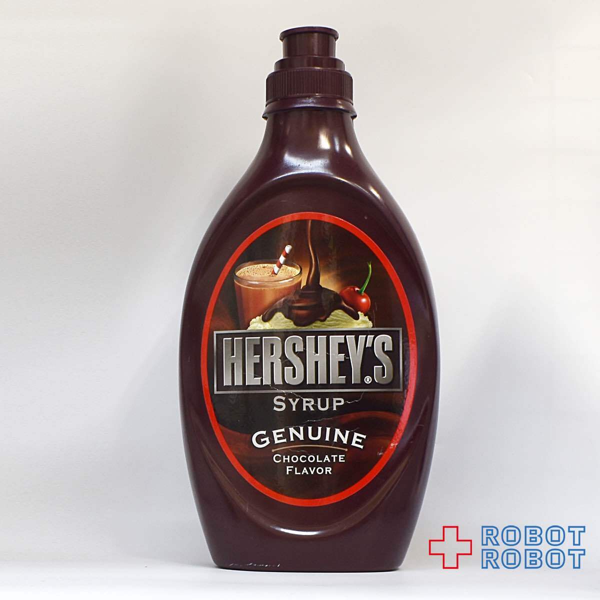 希少　HERSHEY'S ストロベリーシロップ 貯金箱　インテリア　ヴィンテージ ハーシーズ チョコレートシロップ 特大貯金箱 | ROBOTROBOT