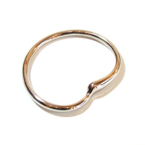 70s USA Halston vintage heart bangle by Elsa Peretti