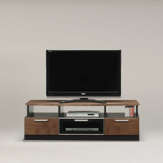幅150】テレビボード テレビ台 収納 ロータイプ ウォールナット