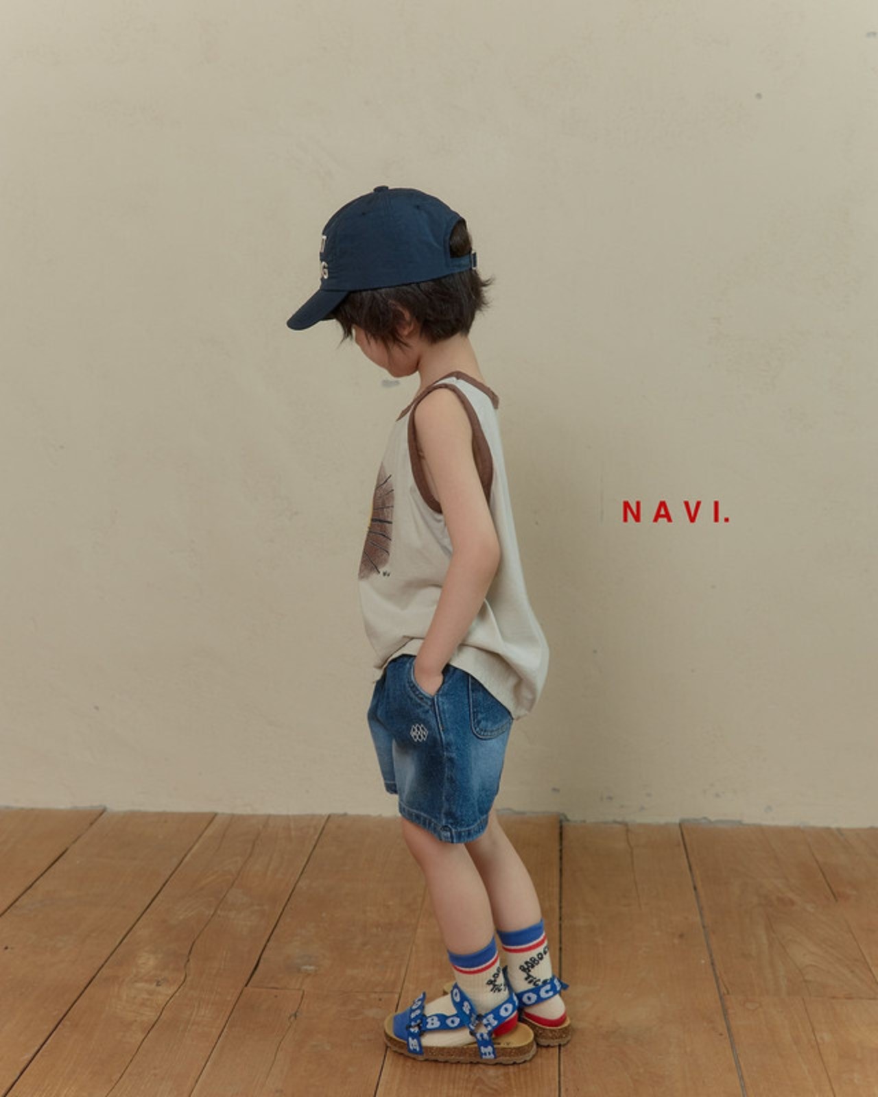 【取寄/韓国直送】NAVI 26/SM チーク4部デニムパンツ｜夏服｜韓国子供服