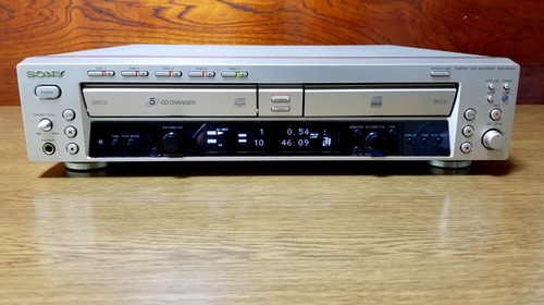 SONY RCD-W500 5CD 搭載レコーダー 再生動作良好・録音不可