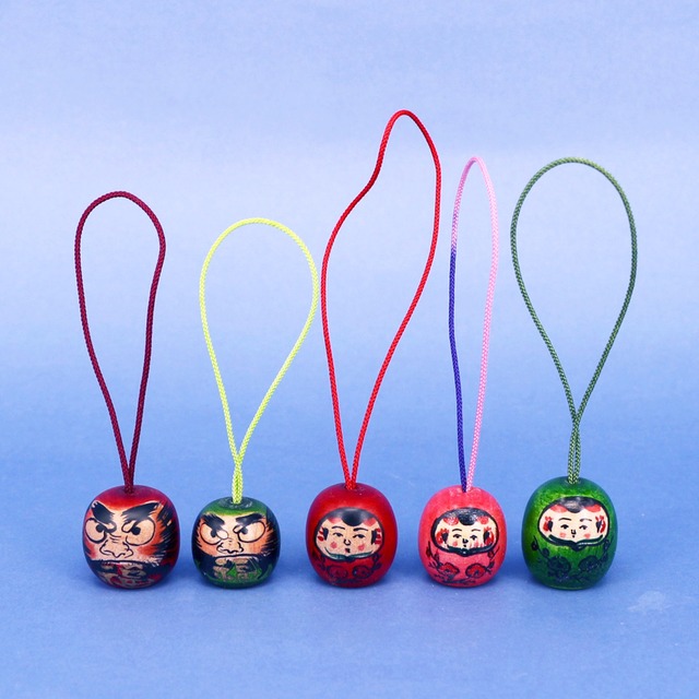 《 弥治郎系・佐藤誠孝 工人 》だるまストラップ