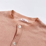 シルク カシミヤ混 Papas パパス ニット カーディガン M/うすピンク系 メンズ