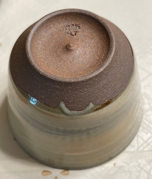 湯呑　刷毛目　5客セット　木箱入り　