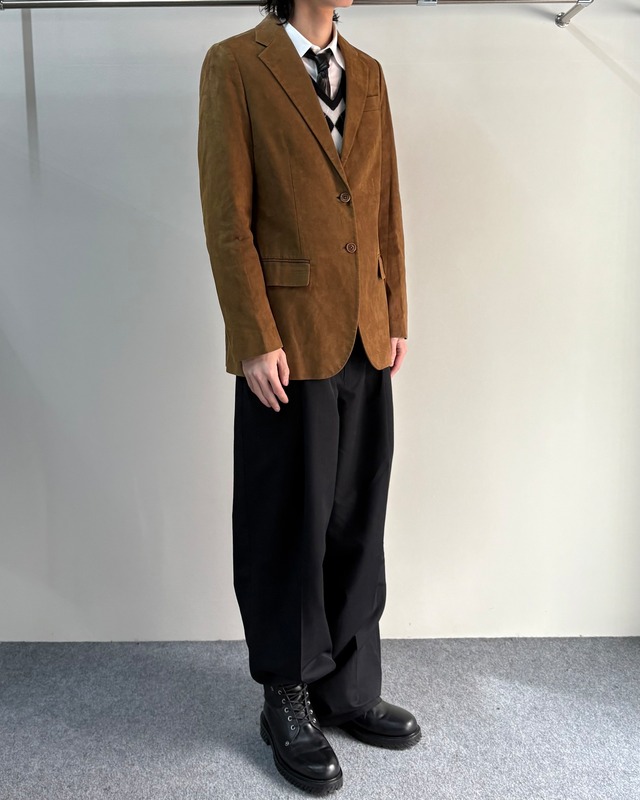 【HELMUT LANG】micro suede tailored jacket