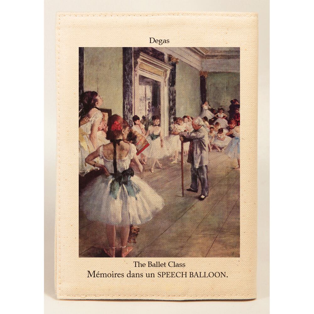 エドガー・ドガ （Edgar Degas）スピーチバルーンのブックカバー
