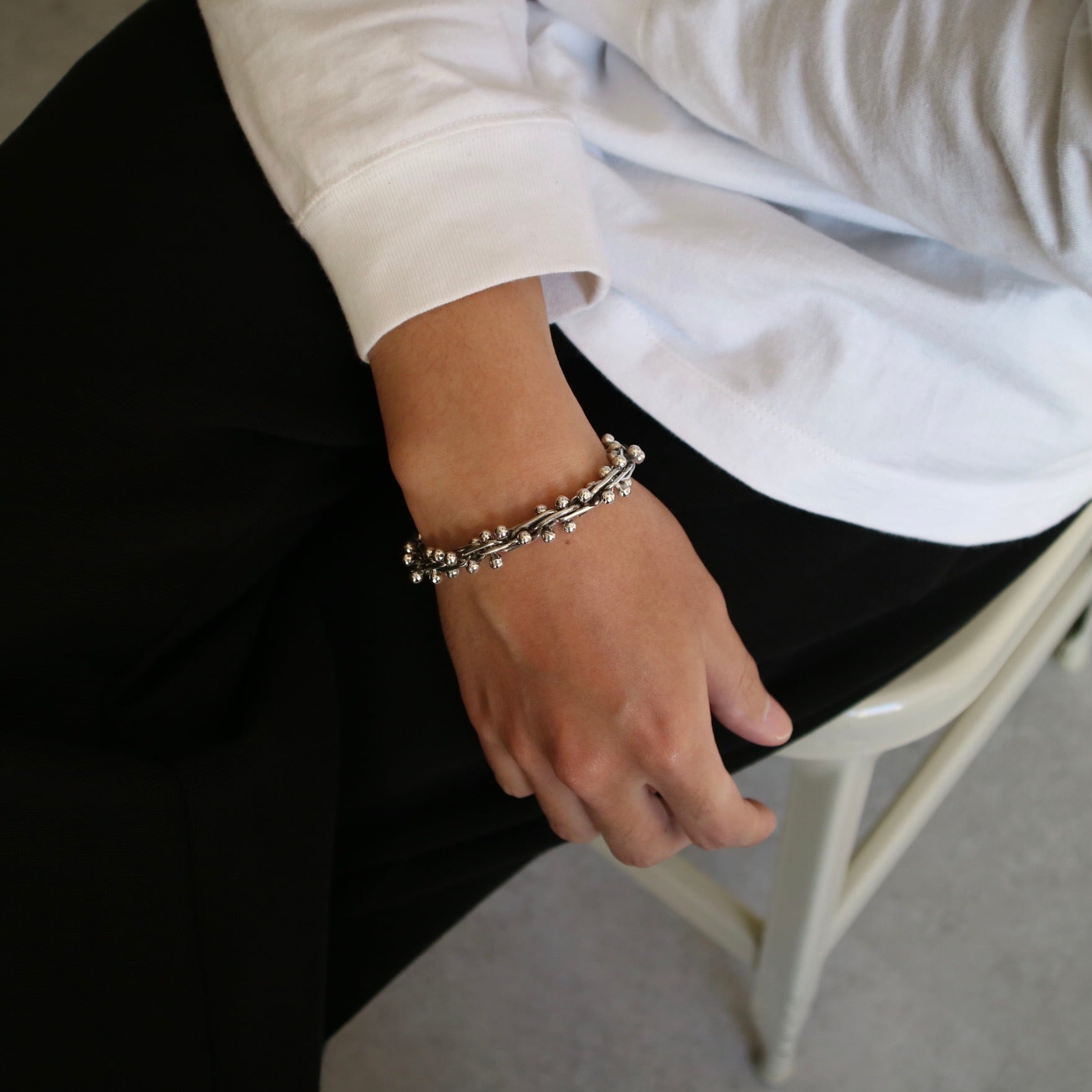 XOLO JEWELRY ショロジュエリー】DNA LINK BRACELET -10mm XOLO JEWELRY ショロジュエリー】DNA LINK BRACELET -10mm