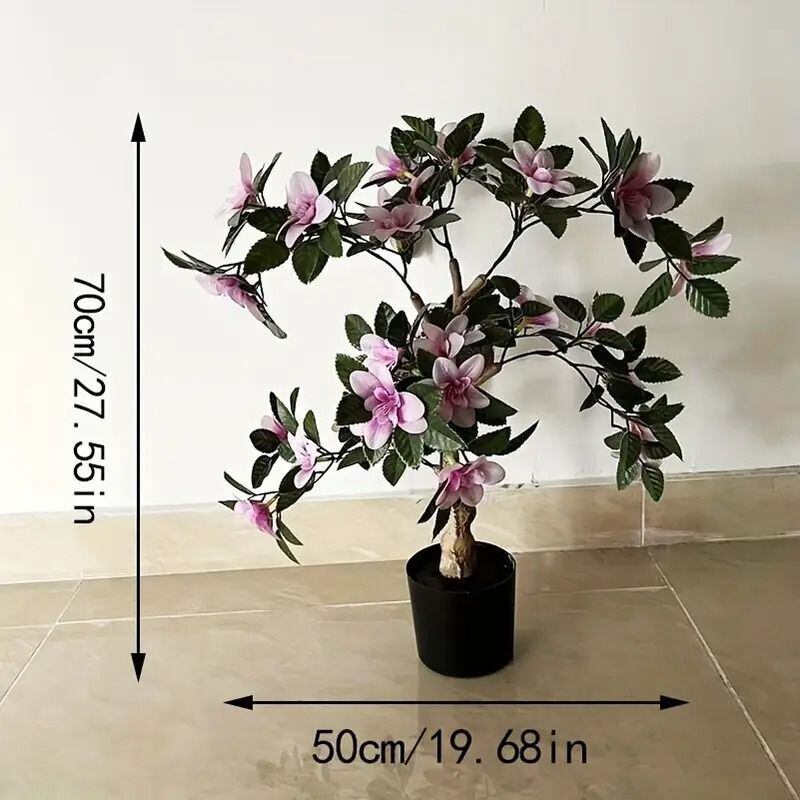 フェイクフラワー 椿の木 造花 観葉植物 プラント 花 木 ツバキ 人工