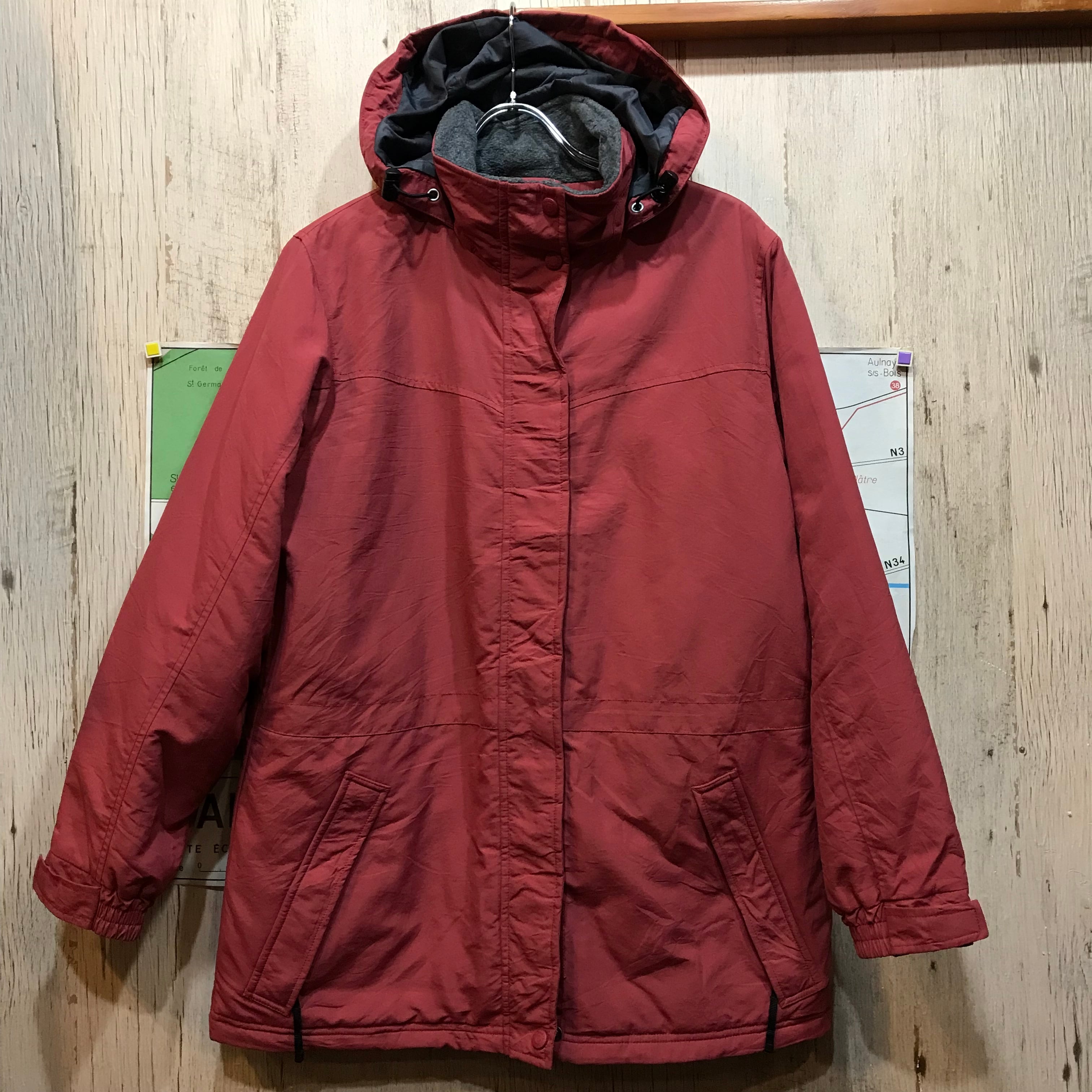 エルエルビーン◇L.L.Bean◇赤色マウンテンパーカーMwomanM