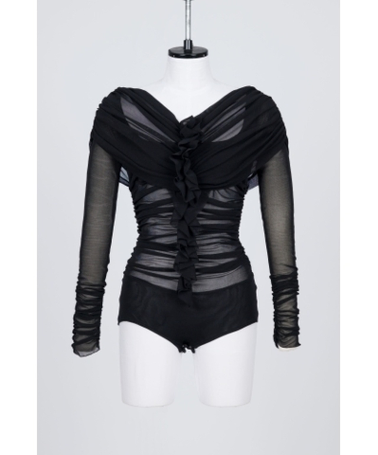 【25SS】FETICO フェティコ / TULLE FRILLED BODYSUIT / ボディスーツ - 6