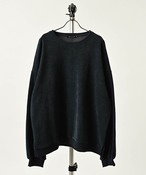 Revertical Corduroy-touch oversized crew neck (NAV) RV8803