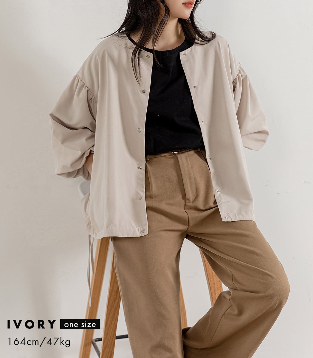 メール便】バルーンスリーブブルゾン／tops2030 | DAY CLOSET