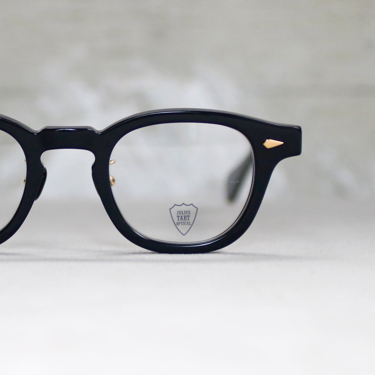 JULIUS TART OPTICAL AR 46-24 ブラック JULIUS TART OPTICAL】AR 46□24 - CHINA TOWN - Black (LARGE