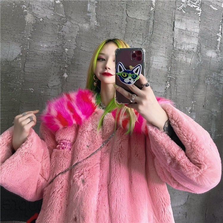 ピンク ファーコート | LOVEYsmileSHOP