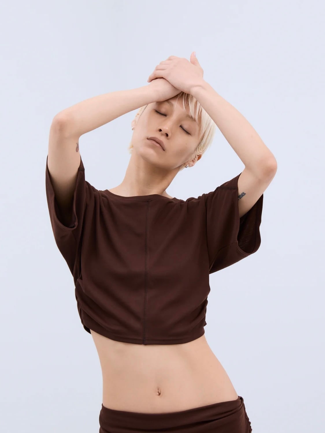 25AW】ENFOLD エンフォルド / HALF-SLEEVES HEXAGON T-SHIRT / Tシャツ