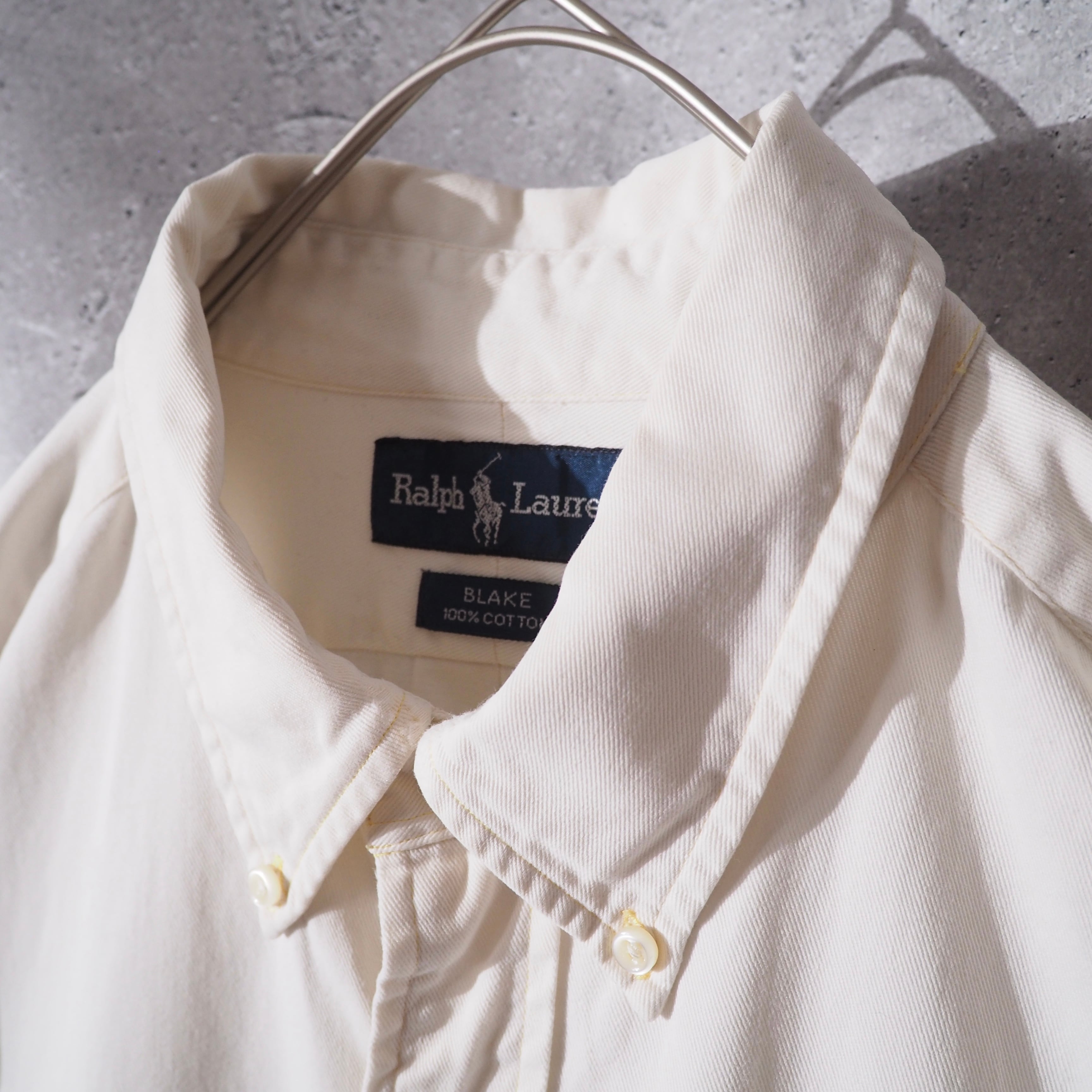 1990s " Ralph Lauren " Vintage Loose White Button Down Shirt
