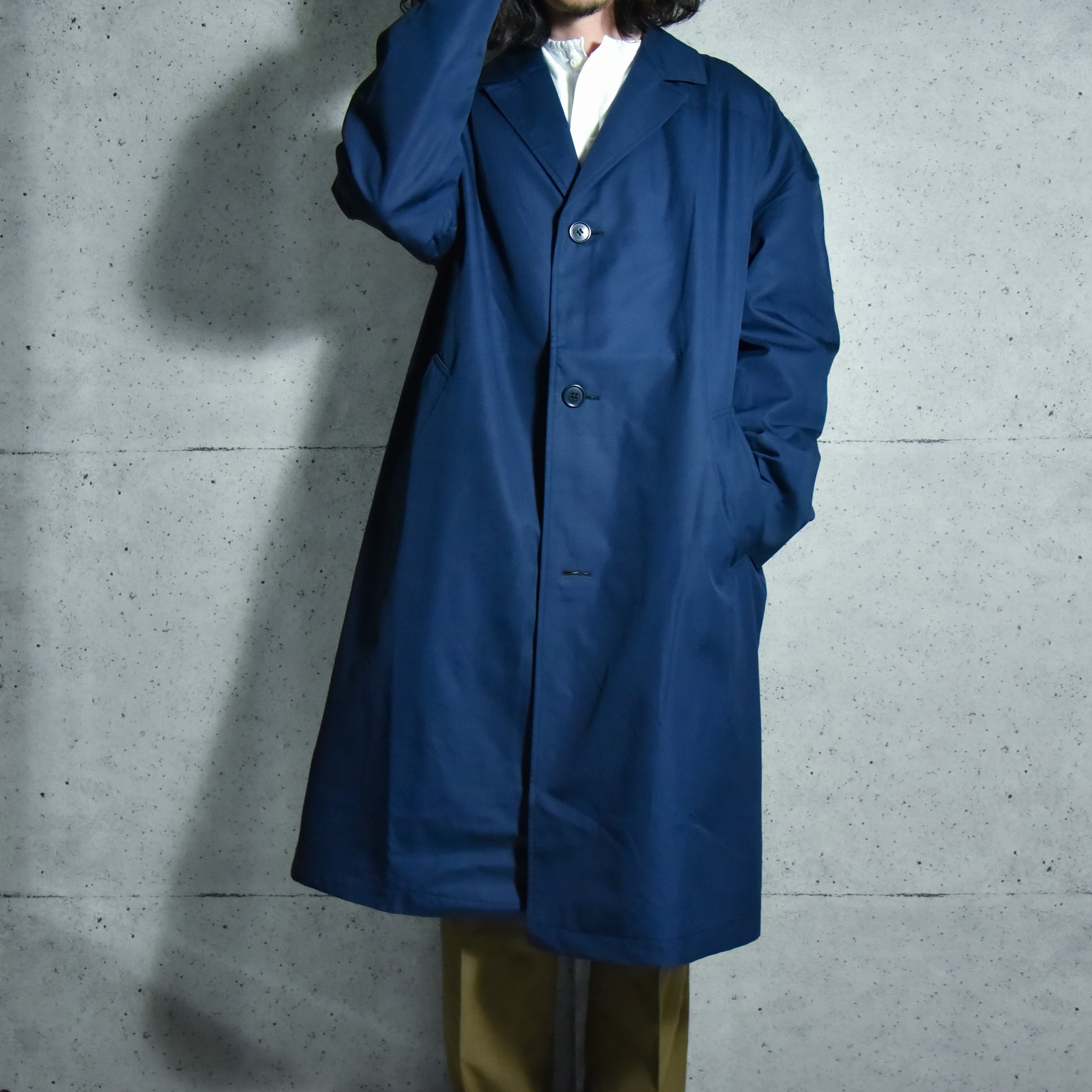 DEAD STOCK】60s French Army Cotton Chesterfield Coat フランス軍 ...