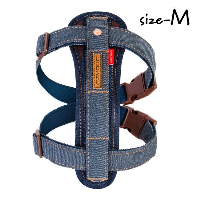 EZYDOG（イージードッグ）犬用ハーネス　ハーネス　M　デニム【プレミアム デニム コレクション】
