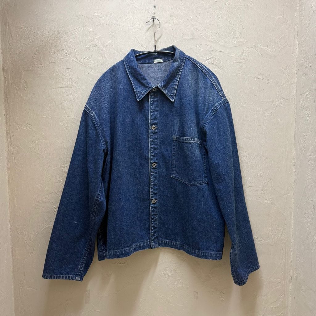 未使用級✨アプレッセ ユーエスネイビー デニムジャケット S A.PRESSE - アプレッセ 25SS US NAVY Denim Jacket(25SAP-01-26H