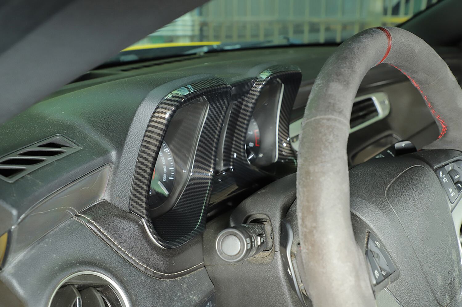 シボレー カマロ 20102015 ダッシュボード フレーム カバー トリム ABS カーボンファイバー インテリア 内装 パーツ