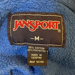 【JANSPORT】カレッジ パーカー プルオーバー M 刺繍ロゴ college hoodie ジャンスポーツ アメリカ古着