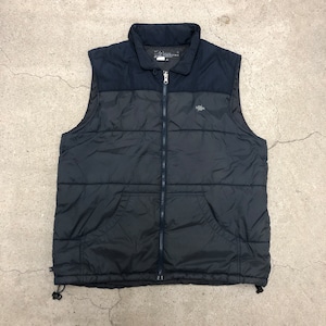 00s RECON/Puff Vest/M/パフベスト/ナイロンベスト/有刺鉄線ロゴ/ネイビー/FUTURA/STASH/リーコン