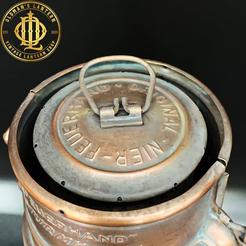 1950's FEUERHAND 276 StK 銅メッキ AEUR クリヤー クラックグラス 漆